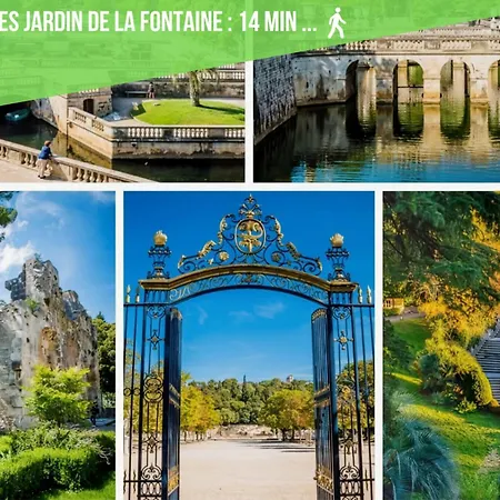 Monumental - Arenes - Maison Carree - Jardins A Pied Apartment *